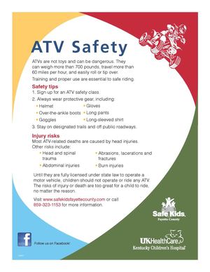 ATV Safety Flyer