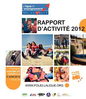 RAPPORT d'ACTIVITE 2012