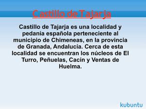 Castillo de Tajarja