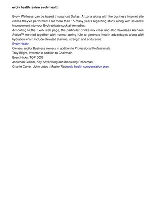 Evolv Health Review, Evolv Health Reviews