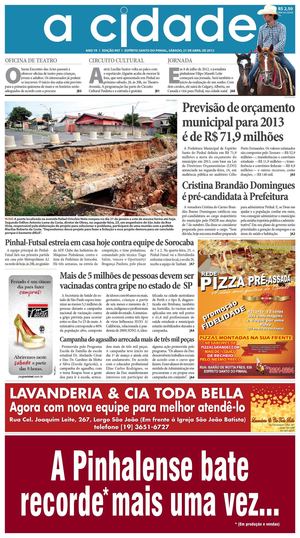 Jornal A Cidade - Edição 907 de 21/4/2012
