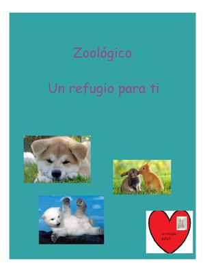 folleto zoologico