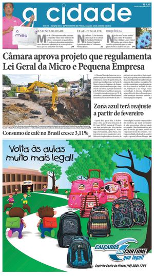 Jornal A Cidade - Edição 895 de 28/1/2012