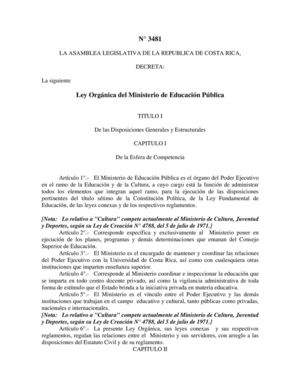 8. leyorganica Ministerio educacion publica