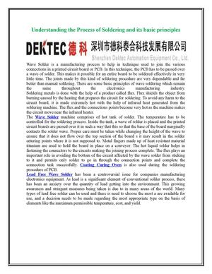 Understanding the Process of Soldering and its basic principles 