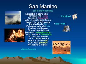 poesia multimediale San Martino