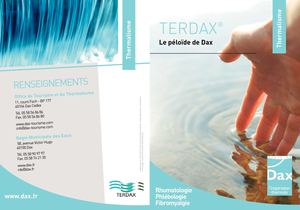 TERDAX, le péloïde de Dax