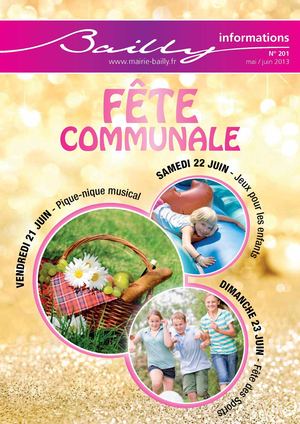 Bailly Informations n°201 - Mai/Juin 2013