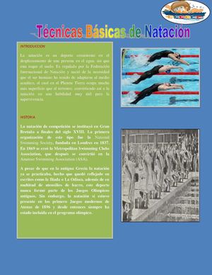 técnicas básicas de la natación