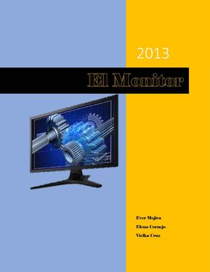 EL MONITOR DE LA COMPUTADORA