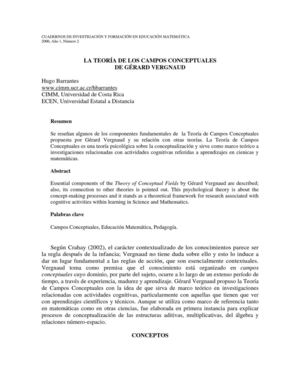 Teoría campos conceptuales
