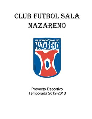 Proyecto Acuerdo FS Nazareno - Real Betis