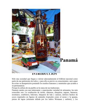 Artesanía panameña.