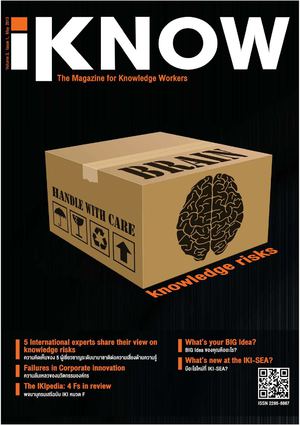 iKNOW Magazine - Vol. 3, Issue 1, May 2013 - IKI-SEA - Bangkok University