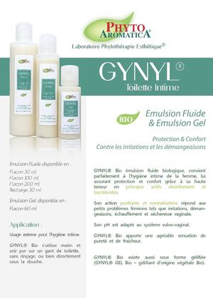 GYNYL, toilette intime - Phyto'Aromatica