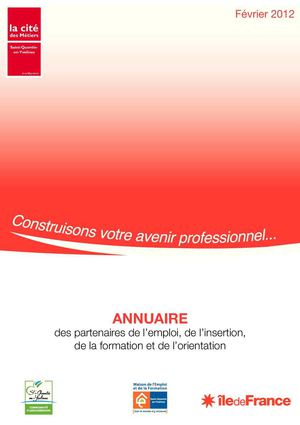 Annuaire des partenaires de l'emploi - La Cité des métiers SQY