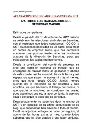 Securritos se cabrean con OGT