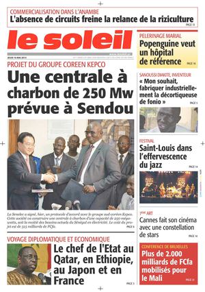 Edition du 16 Mai 2013