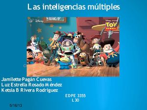 Las inteligencias multiples