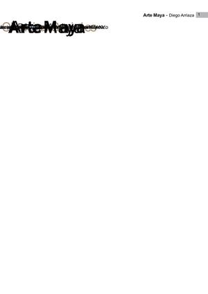 El Arte Maya