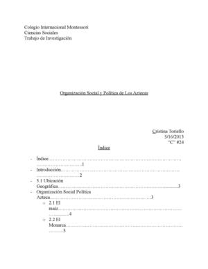 Organización Social y Política de Los Aztecas 