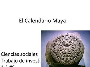El Calendario Maya muriel