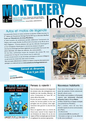 Montlhéry Infos n°191 - Magazine municipal de Montlhéry - Mai 2013
