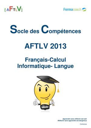 Pack socle des compétences