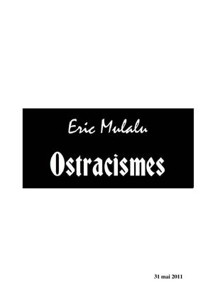 Ostracismes - Extraits