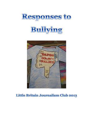 LB Journalism Club Responses to Bullying 