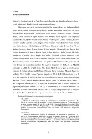 Sentencia Inc. 4-2012