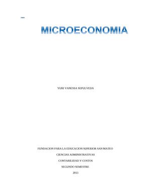 microeconomia ejercicios