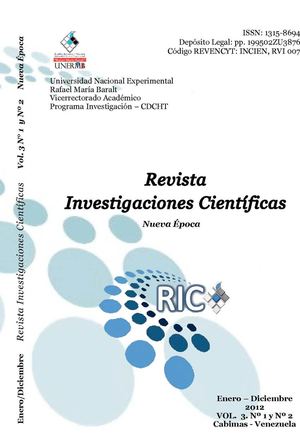 REVISTA INVESTIGACIONES CIENTÍFICAS DE LA UNERMB VOLUMEN 3