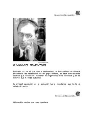Este Bronisław Malinowski