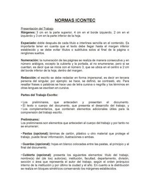 NORMAS ICONTEC 