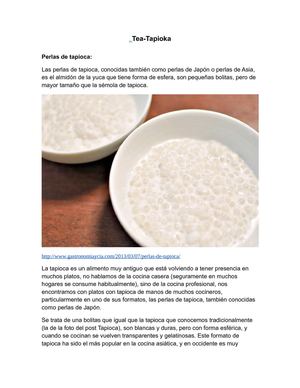 Tea-Tapioka