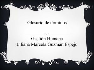 glosario de términos