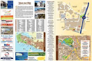 Plan de Vaux sur mer - centre ville