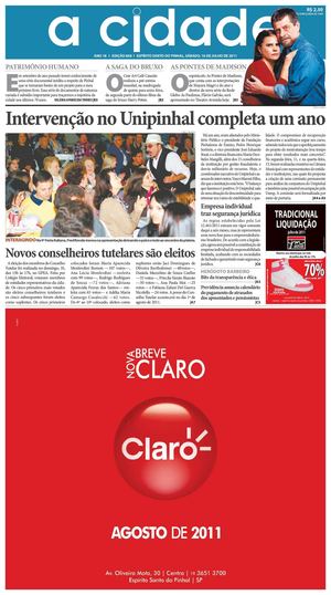 Jornal A Cidade - Edição 868 de 16/7/2011