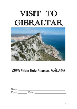 VISIT TO GIBRALTAR