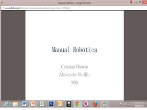 Manual De Robotica