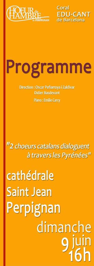 Programme concert de Perpignan