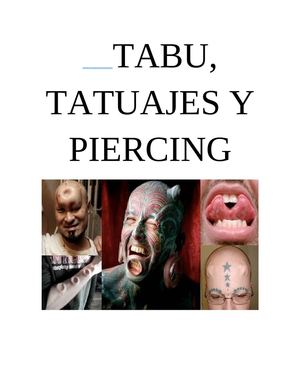 TABU: Tatuajes y Piercing
