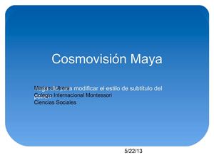 Cosmovisión Maya (2)