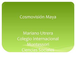 Cosmovisión Maya (3)