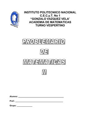 matematicas trigo problemario