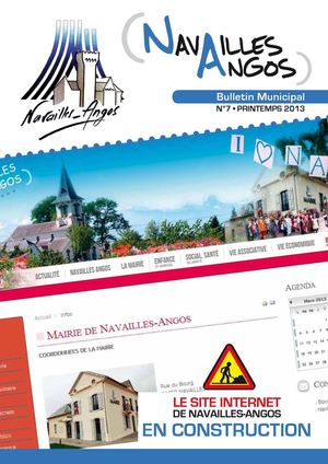 Bulletin de Navailles-Angos - printemps 2013