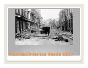 Acontecimientos desde 1937