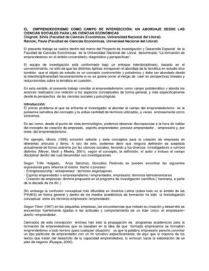 Teorías del emprendimiento