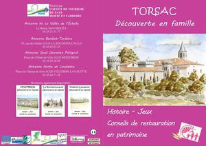 Livret de découverte de Torsac en famille